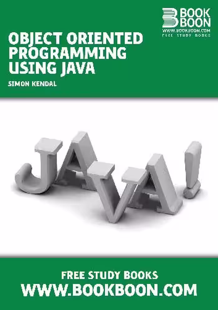 خرید و دانلود نسخه کامل کتاب Object Oriented Programming using Java