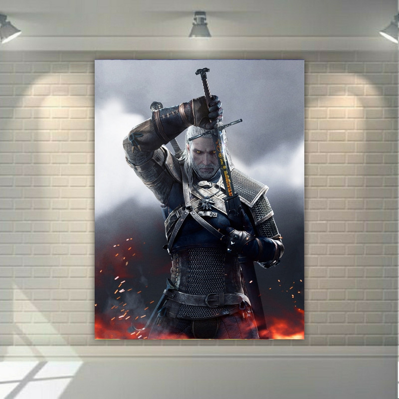 تابلو شاسی طرح گیم ویچر مدل SDT5043 | دنیای قاب