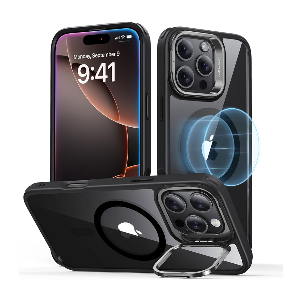 ارسال فوری و ارسال رایگان   امکان خرید حضوری   ضمانت اصالت کالا   قاب آیفون 16 پرو مکس ESR Classic Hybrid با استند مخفی (HaloLock)