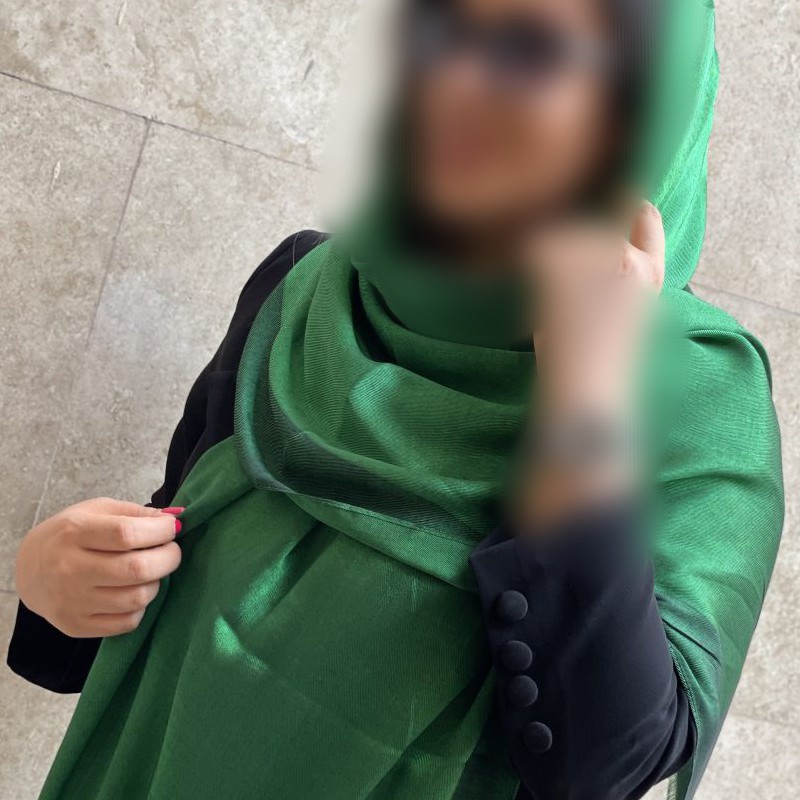 شال بامبو سبز