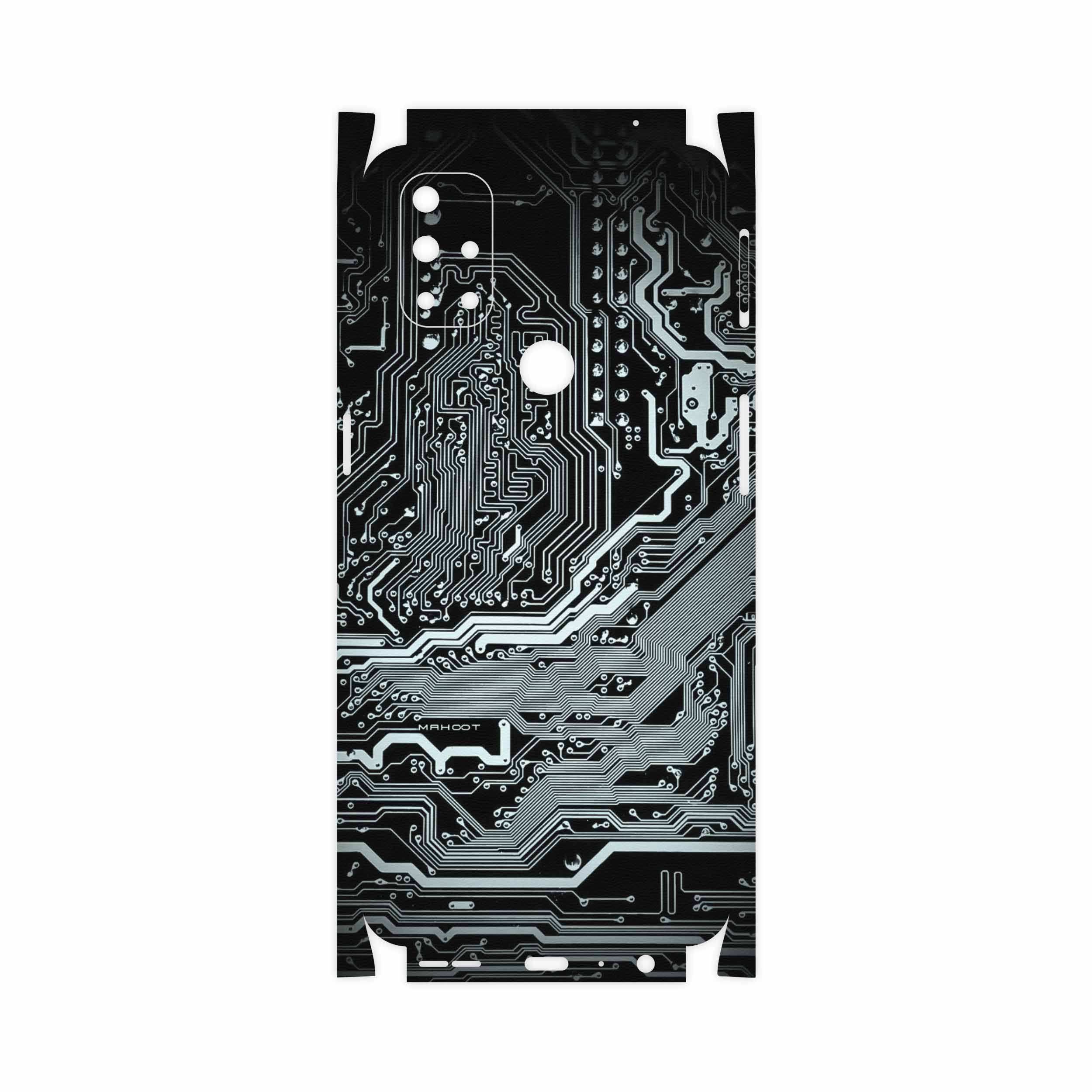 برچسب پوششی ماهوت مدل Black-Printed-Circuit-Board-FullSkin مناسب برای گوشی موبایل وان پلاس Nord N10 5G
