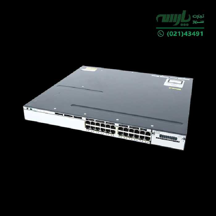 سوئیچ شبکه سیسکو 24 پورت WS-C3750X-24T-E