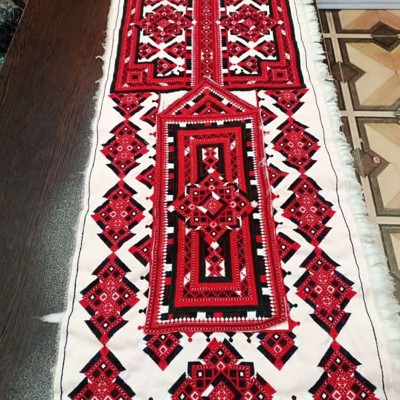 لباس بلوچی چرخ دوز پنج وجب کیفیت دوخت عالی