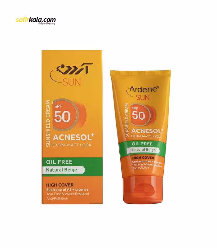 کرم ضد آفتاب آردن مدل Natural Beige مقدار 50 گرم