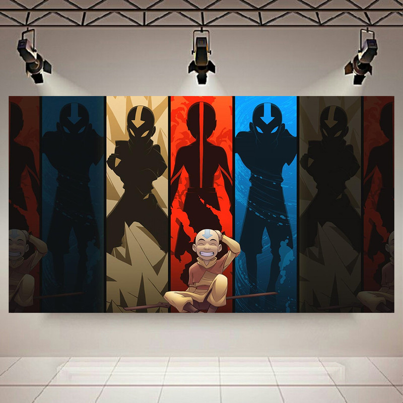 تابلو شاسی طرح سریال آواتار مدل آواتار آنگ کد AR6870 | دنیای قاب