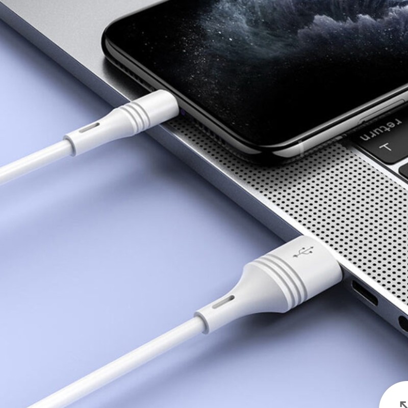 کابل شارژ آیفون بروفون مدل BX43 به طول 1 متر
