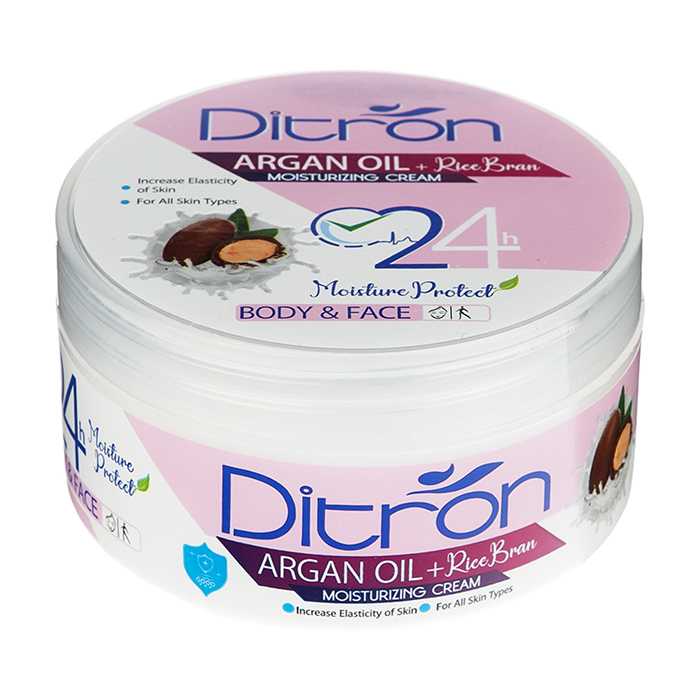 کرم مرطوب کننده دیترون مدل Argan oil حجم 200 میلی لیتر