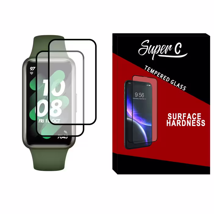محافظ صفحه نمایش نانو سوپرسی مدل SRC مناسب برای ساعت هوشمند هوآوی Watch Band 7 بسته دو عددی