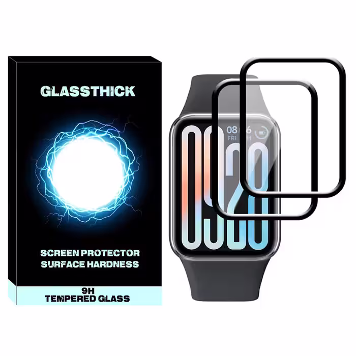 محافظ صفحه نمایش گلستیک مدل Nano Pmma GL مناسب برای ساعت هوشمند شیائومی Smart Band 9 Pro بسته دو عددی | کالا برتری
