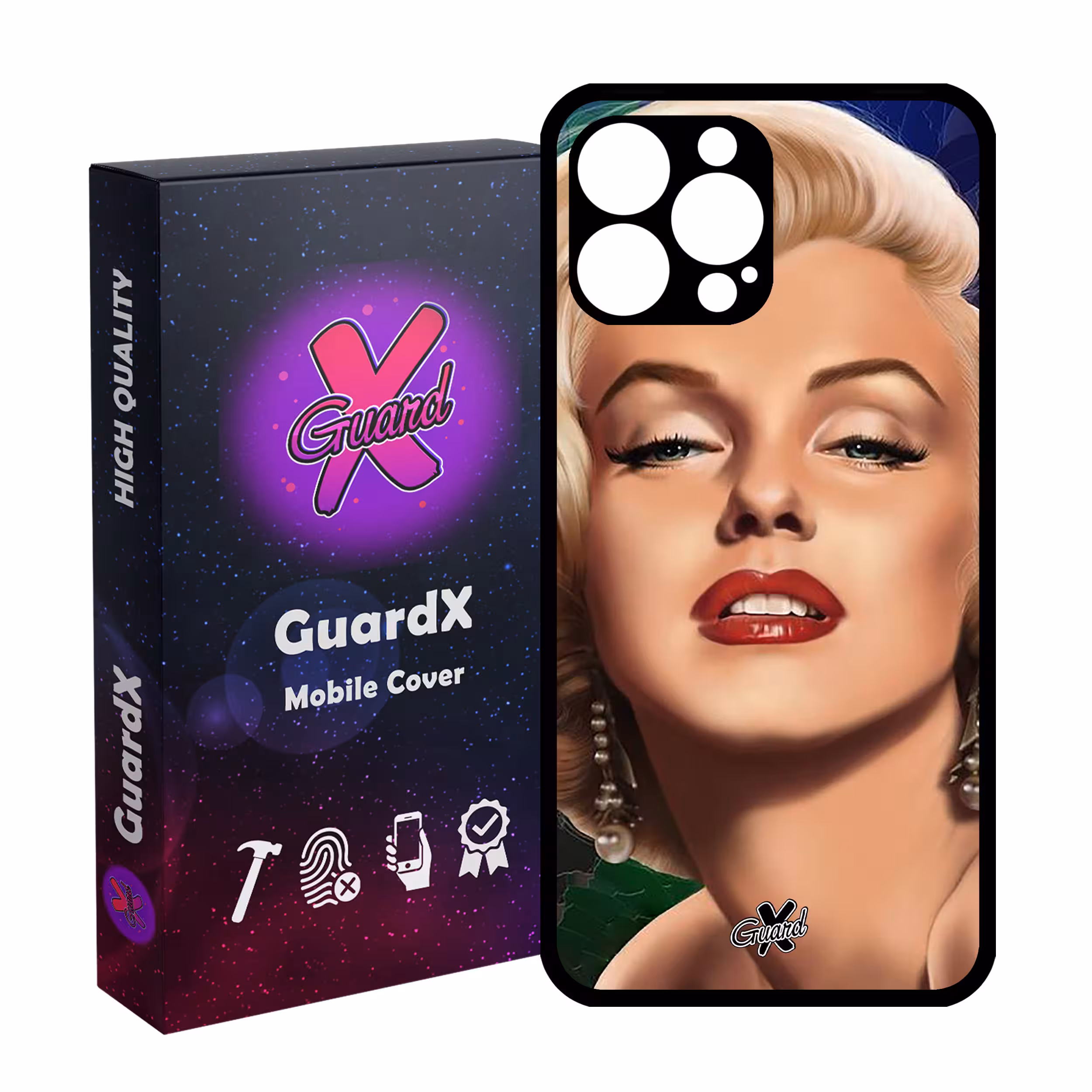 کاور گارد ایکس طرح Marilyn Monroe مدل Glass10300 مناسب برای گوشی موبایل اپل iPhone 13 Pro Max