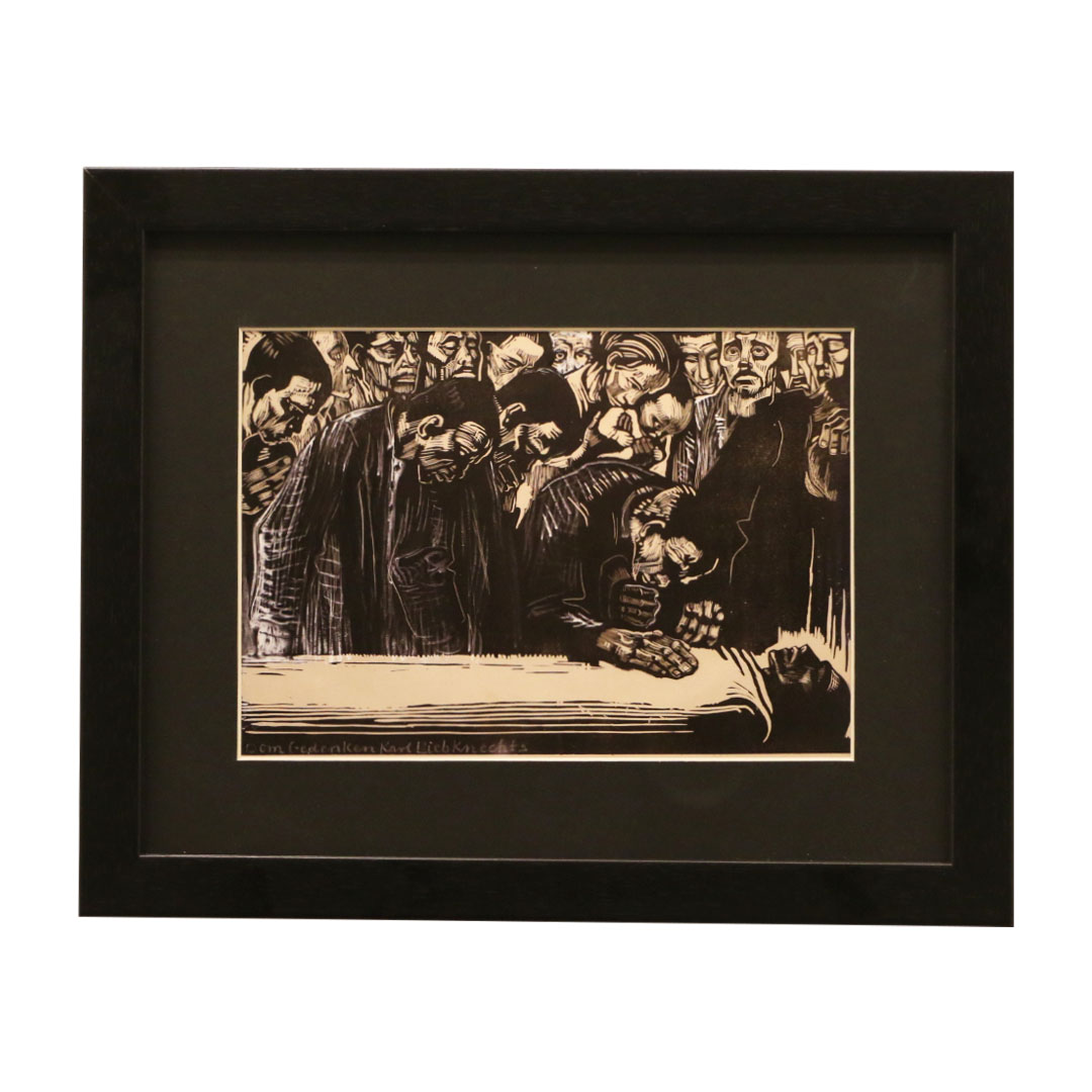 تابلو مدل نقاشی یادبود کارل لیبکنشت اثر کته کلویتس