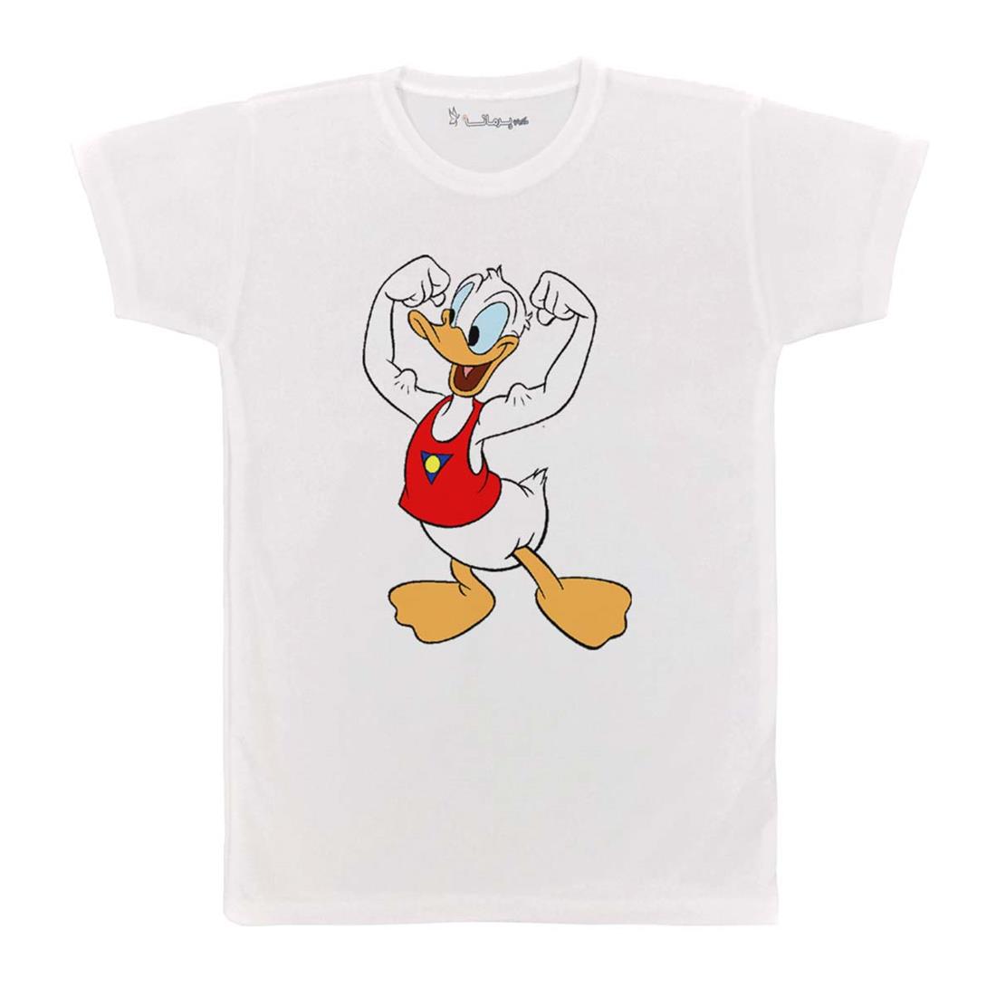 تی شرت بچگانه پرمانه طرح دونالد داک کد pmt.5354