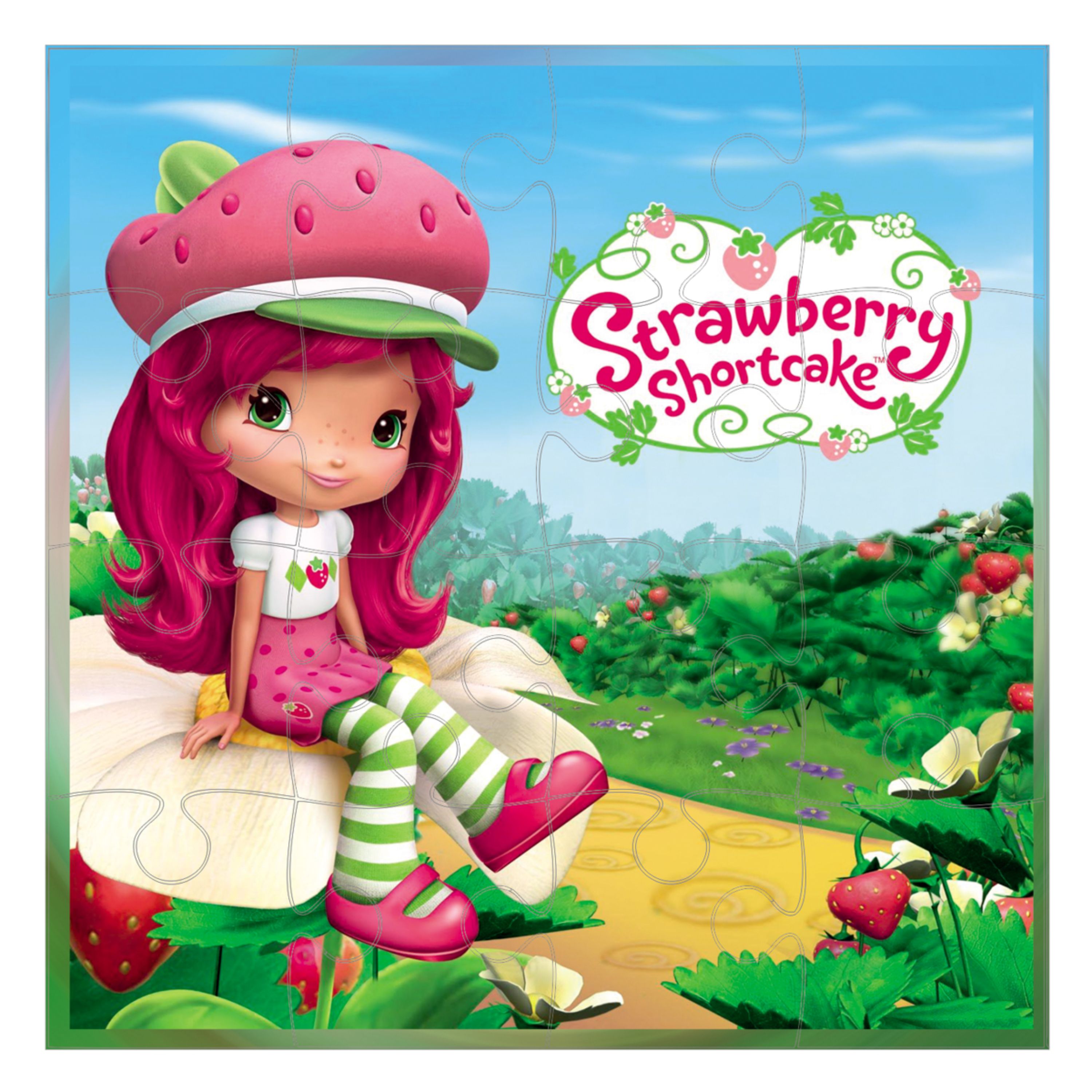 پازل دختر توت فرنگی 16 تکه