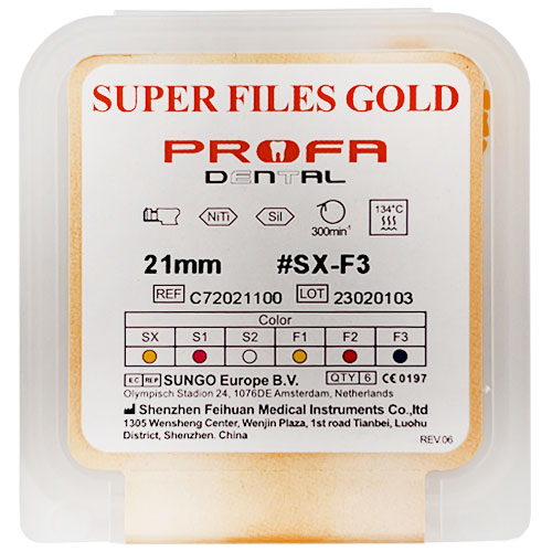 فایل روتاری طلایی پروفا PROFA GOLD - فروشگاه تخصصی دندانپزشکی سپیرا