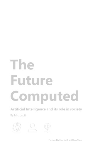 خرید و دانلود نسخه کامل کتاب The Future Computed. Artificial Intelligence and its role in society