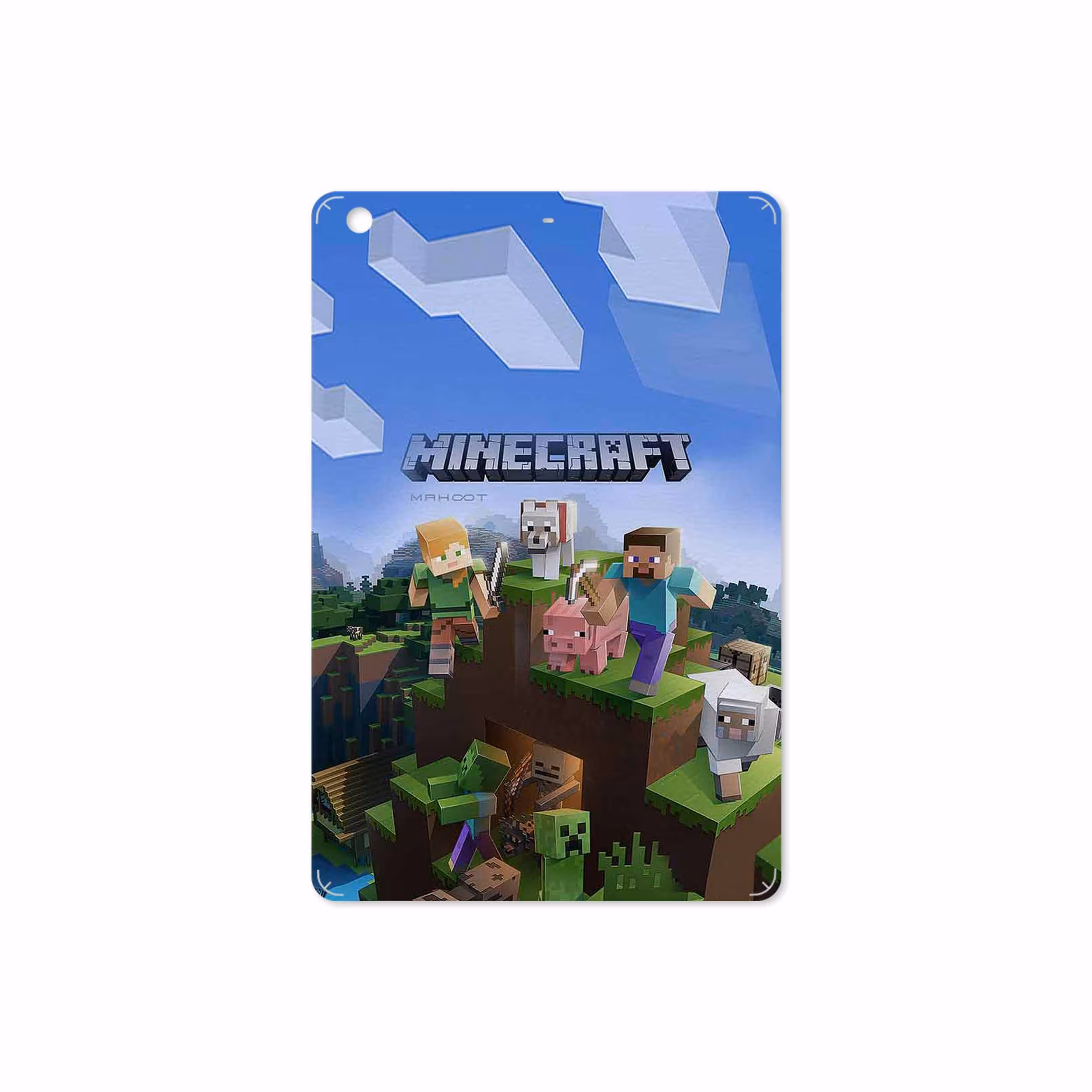 برچسب پوششی ماهوت مدل Minecraft-Game مناسب برای تبلت اپل iPad mini 2 2013 A1489