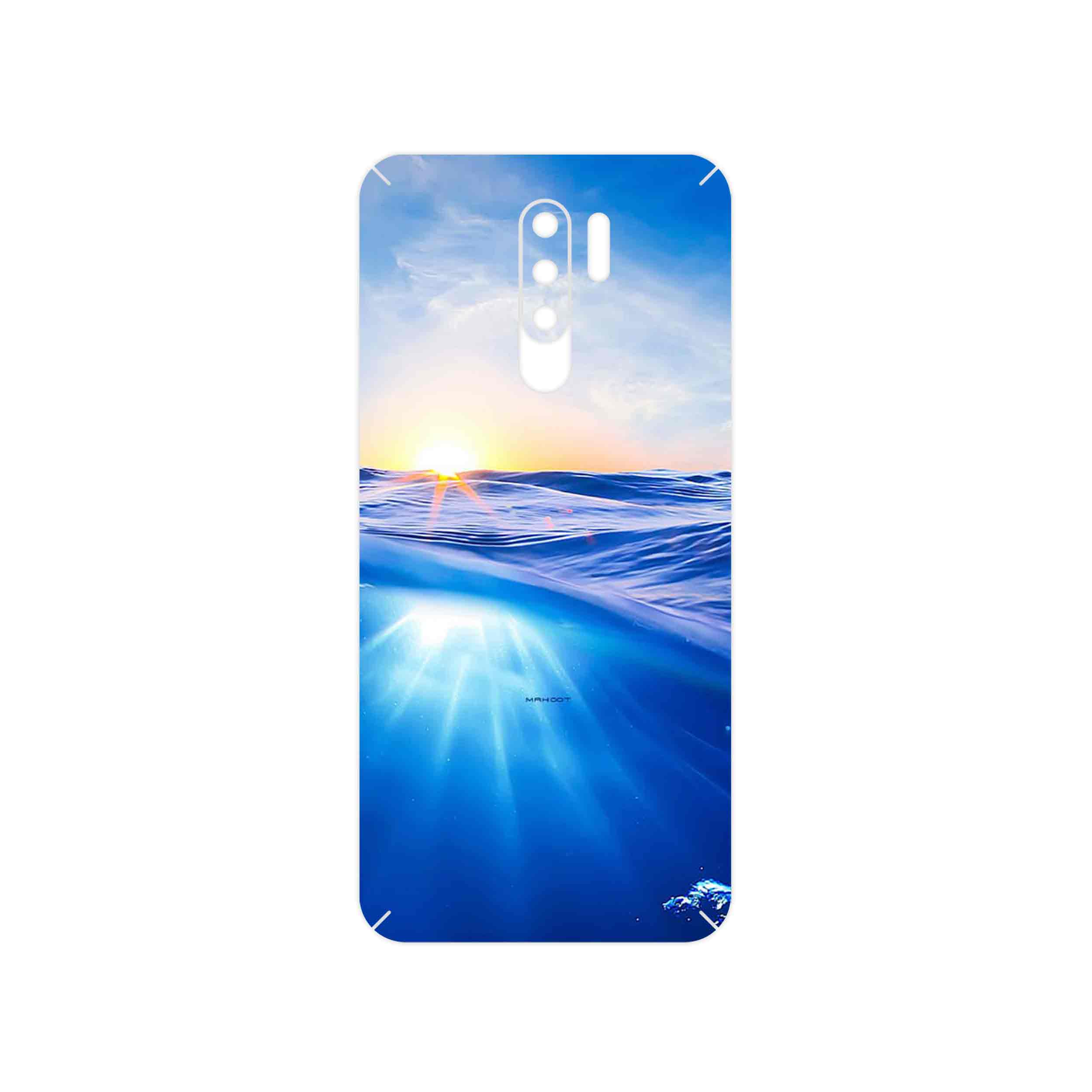 برچسب پوششی ماهوت مدل Ocean مناسب برای گوشی موبایل شیائومی Redmi 9