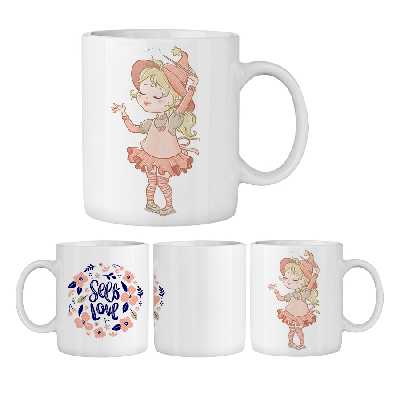  ماگ طرح دخترونه کد 100374