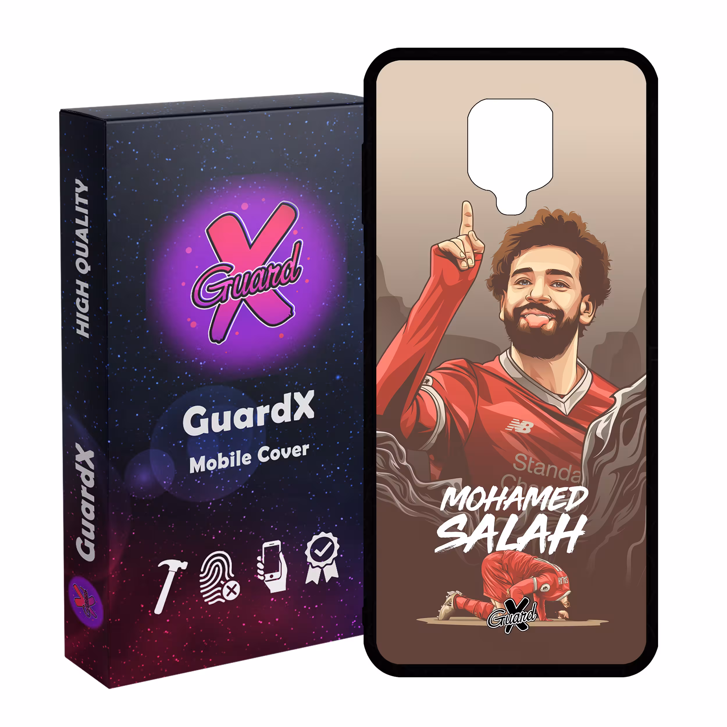 کاور گارد ایکس طرح Salah مدل Glass10481 مناسب برای گوشی موبایل شیائومی Redmi Note9 Pro/Note 9 Pro Max/Redmi Note 9S/MI Poco M2 Pro