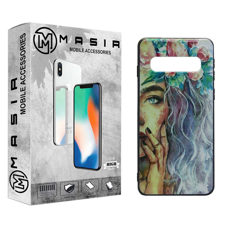 کاور مسیر طرح girl مدل nw-01 مناسب برای گوشی موبایل سامسونگ Galaxy S10 