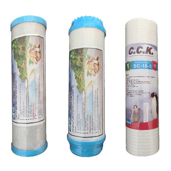 فیلتر دستگاه تصفیه کننده آب سی سی کا مدل F01 بسته 3 عددی