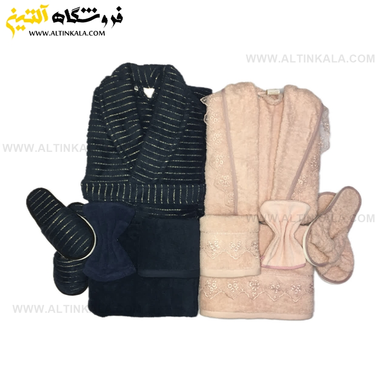 سرویس حوله عروس و داماد 12تکه برند حوله سلین