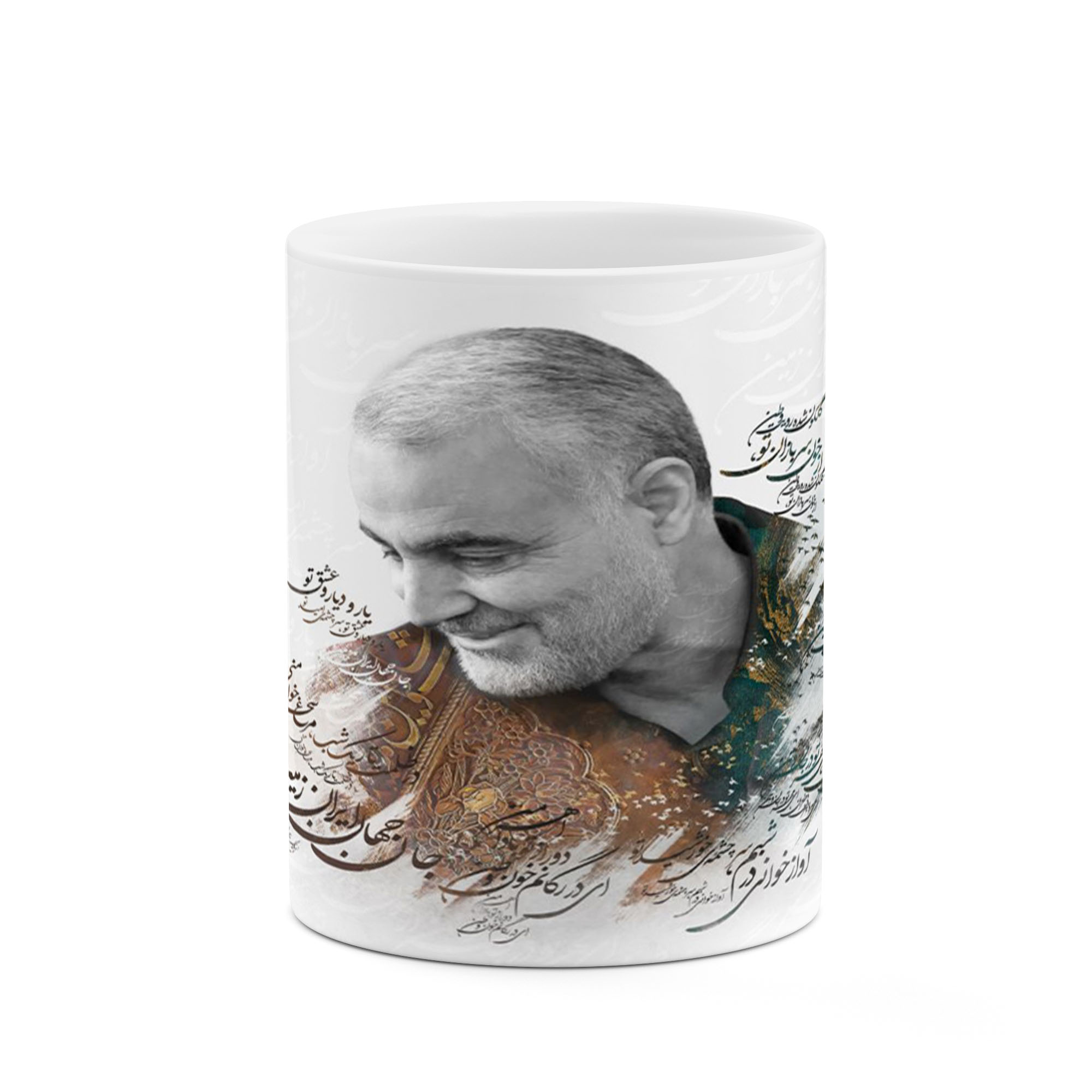 ماگ طرح سردار شهید حاج قاسم سلیمانی  مدل mgp11689