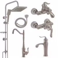 ست شیرآلات نایریکا مدل هلن کد M03 مجموعه 6 عددی