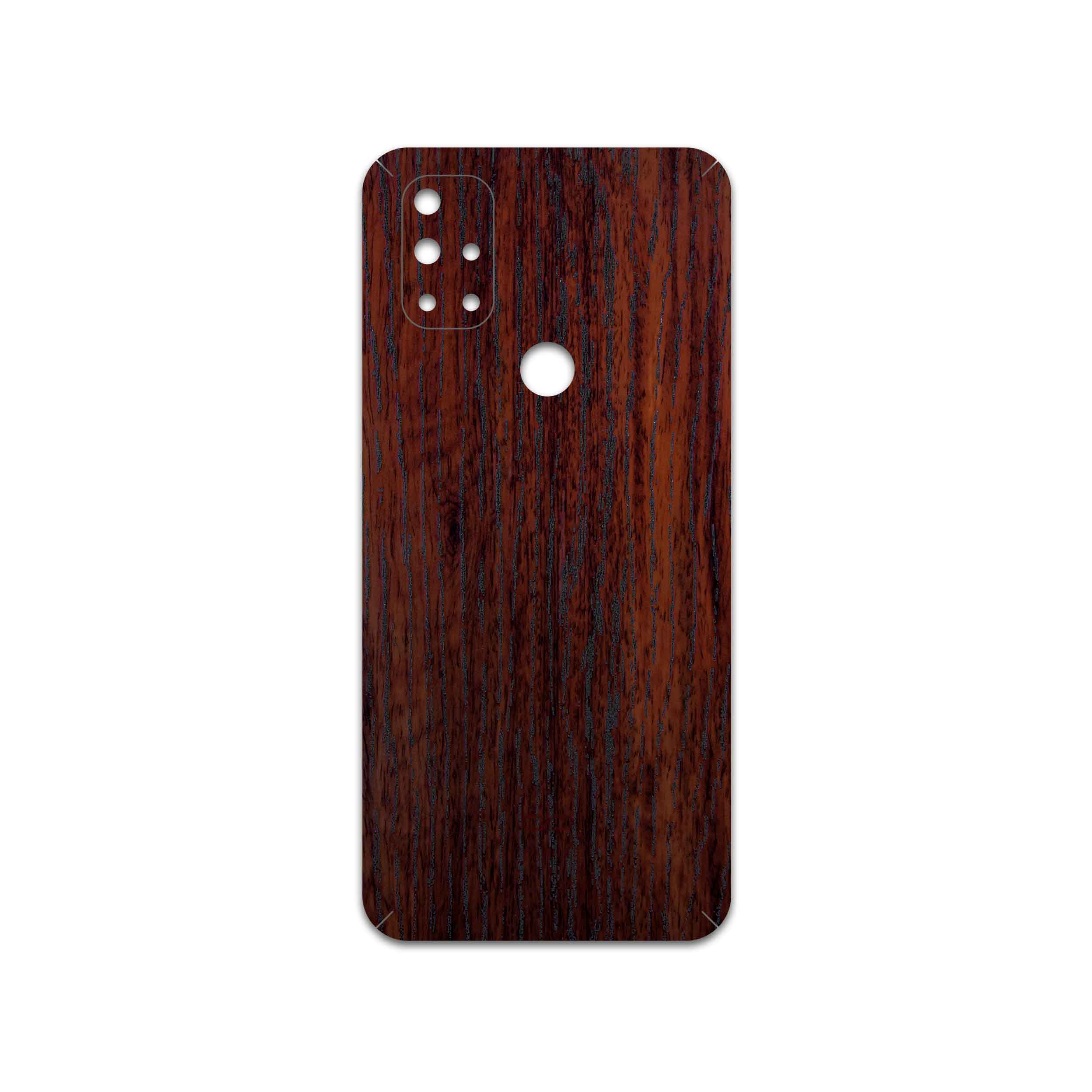 برچسب پوششی ماهوت مدل Red-Wood مناسب برای گوشی موبایل وان پلاس Nord N10 5G