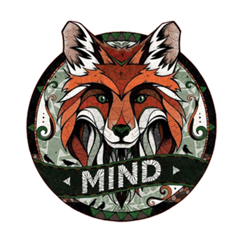 استیکر لپ تاپ طرح روباه کد 2087