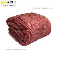 پتو گلبافت برجسته یکنفره رنگ پیازی روشن سایز 160×220