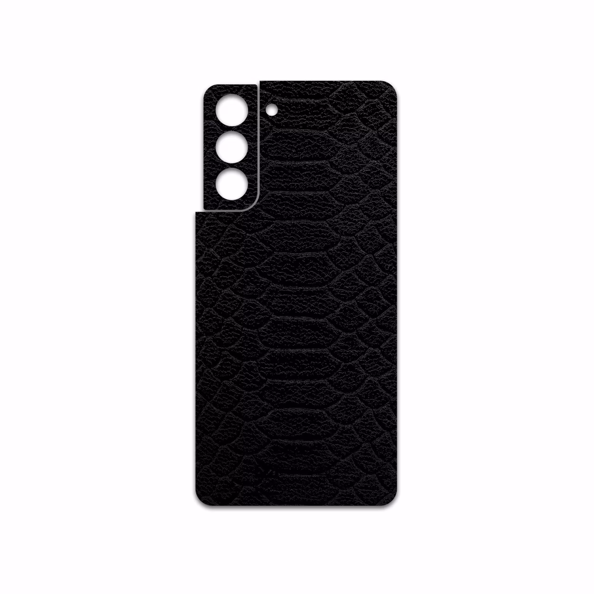برچسب پوششی ماهوت مدل Black-Snake-Leather مناسب برای گوشی موبایل سامسونگ Galaxy S21 5G