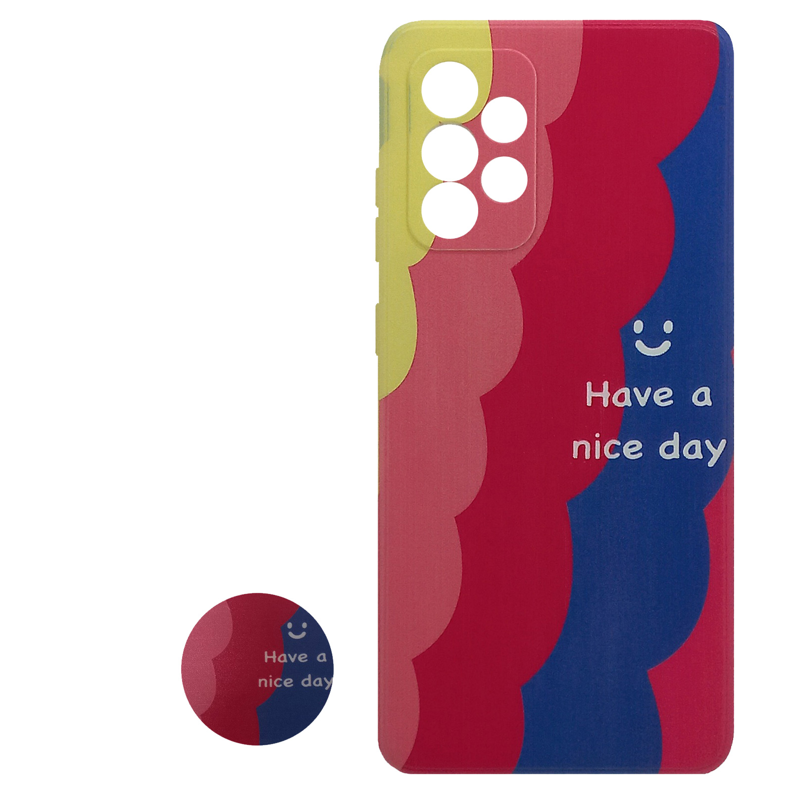 کاور مدل M0055 مناسب برای گوشی موبایل سامسونگ Galaxy A52 / A52s به همراه پایه نگهدارنده