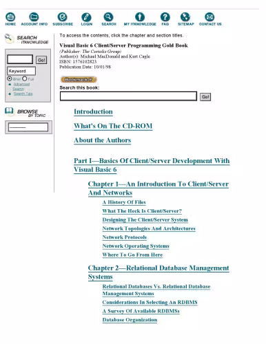 خرید و دانلود نسخه کامل کتاب Visual Basic 6 Client/Server programming gold book