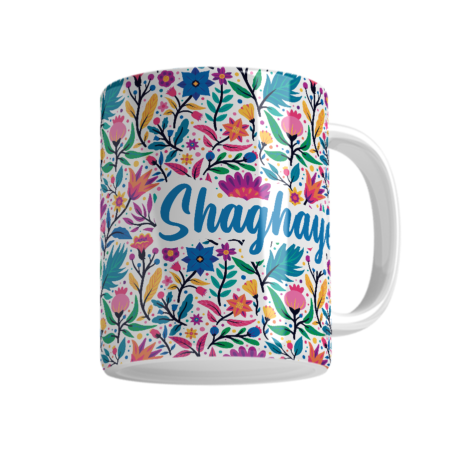 ماگ رژارت مدل اسم شقایق