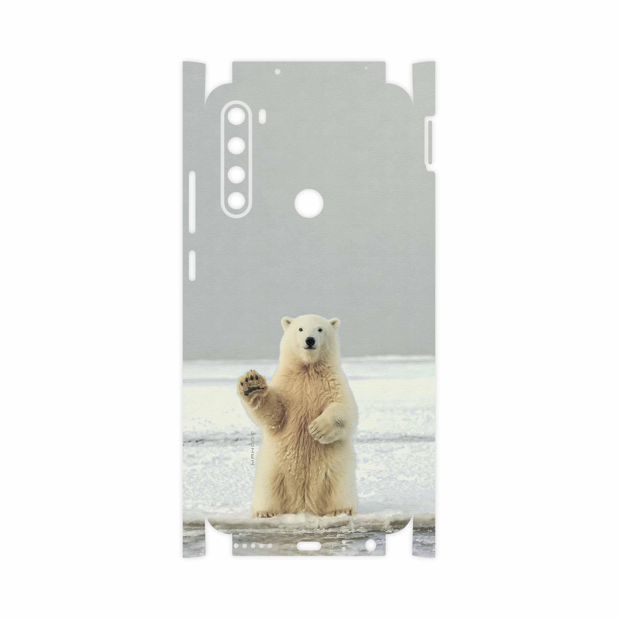 برچسب پوششی ماهوت مدل Polar bear-FullSkin مناسب برای گوشی موبایل شیائومی Redmi Note 8