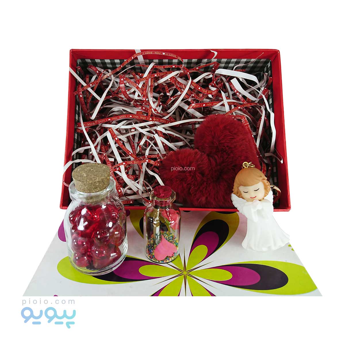 پک کادو ولنتاین فانتزی با آویز قلبی