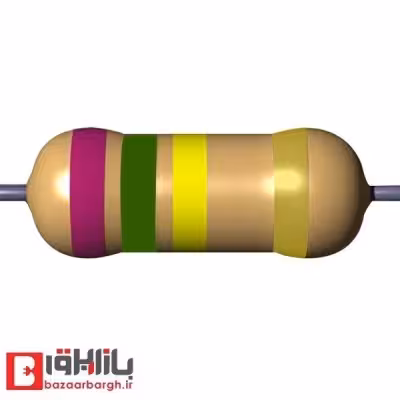 مقاومت 750 کیلو اهم 1/4 وات 5 درصد