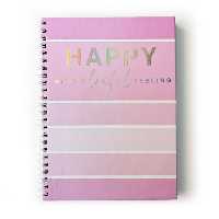 دفتر جلد سخت مدل happy colorful جلد سخت 85 برگ پازل