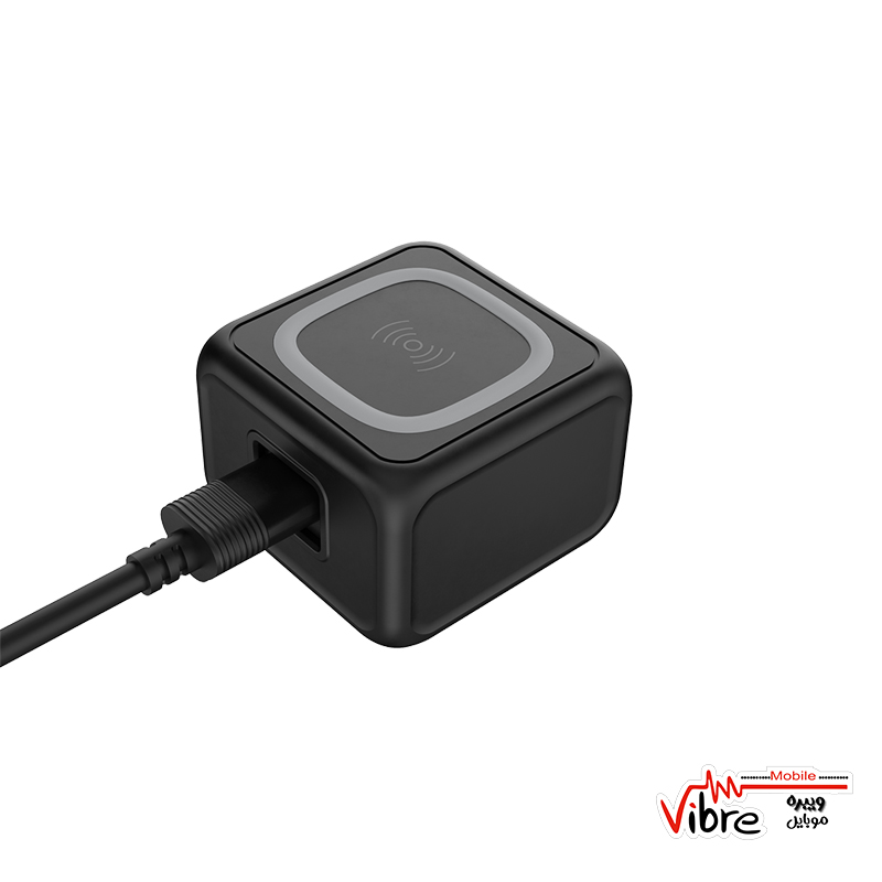 شارژر سریع بی سیم پرودو با 3 پورت خروجی مدل Desktop charger PD-FWCH005-BK