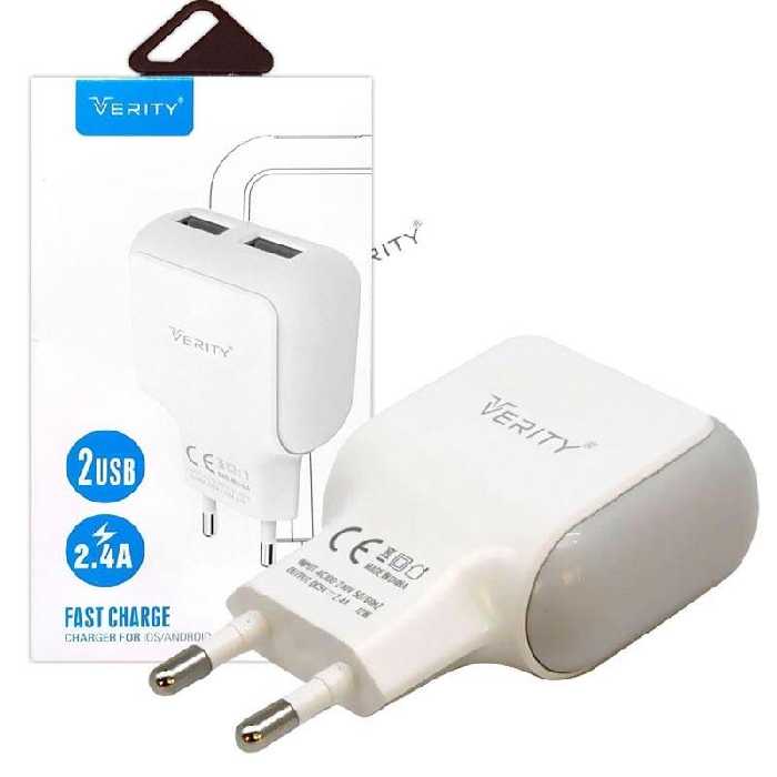 شارژر دیواری Verity AP 2111   کابل میکرو یو اس بی