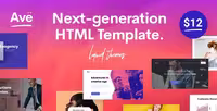دانلود قالب HTML چندمنظوره Ave