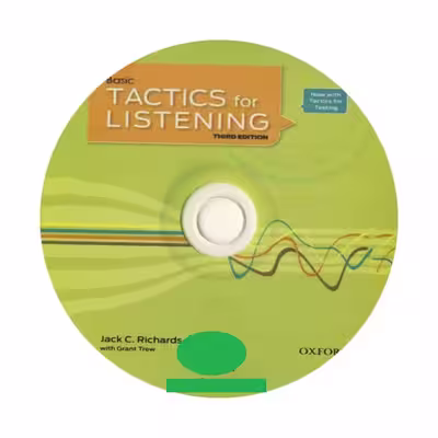 کتاب Tactics for Listening 3rd Basic اثر Jack C. Richards انتشارات oxford