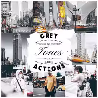 دانلود اکشن فتوشاپ Grey Tones