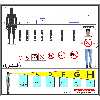 برچسب ایمنی مستر راد طرح اتصال به این پریز ممنوع مدل HSE-OSHA-028