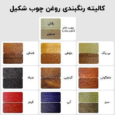 روغن چوب گیاهی بلوطی شکیل مدل FSG-OAK حجم 1 لیتر