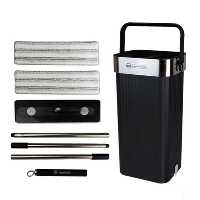 تی تخت سطل دار لبه سیلور ws990 مشکی