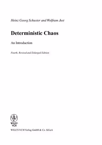 خرید و دانلود نسخه کامل کتاب Deterministic Chaos