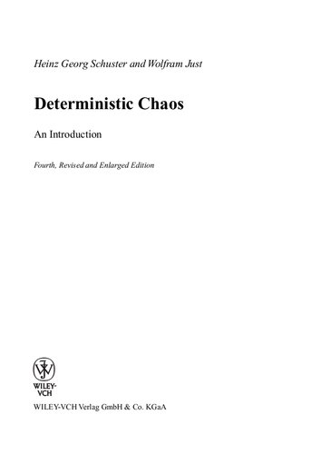 خرید و دانلود نسخه کامل کتاب Deterministic Chaos