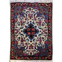 فرش دستبافت دو متری طرح گل کد SH 51